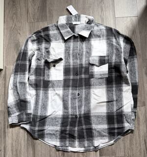 Rosvigor Men’s Where Are The Gray And Black Flannel In Size 3X